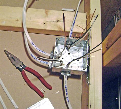 how to add a junction box in the bathroom|junction box for light fixture.